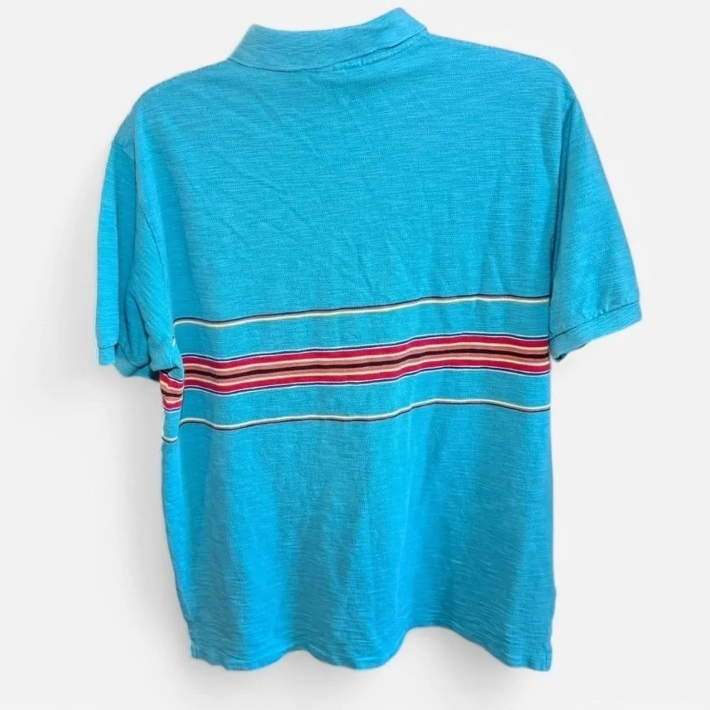 Vintage Polo by Ralph Lauren Men's Blue Polo Shirt